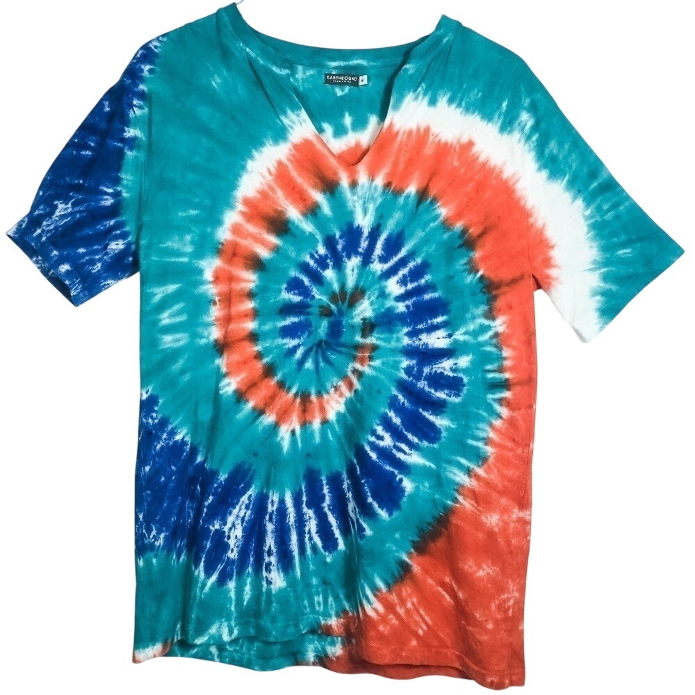 Earthbound Trading Co. Classic Spiral Tie Dye Tee‎
